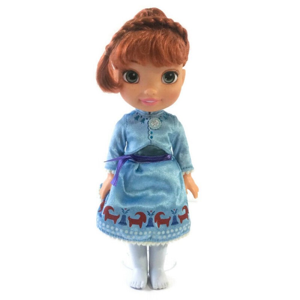 Disney Frozen Olaf's Frozen Adventure Anna Talking Lights Up Doll Toy 14" Jakks